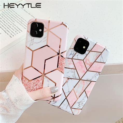 Geometric Marble For Iphone 11 Pro Max Xr Xs Max X Cases Retailite