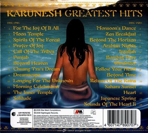 New Age Meditative Karunesh Greatest Hits Cd Ape