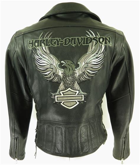 Kup kurtka harley davidson leather jacketna ebay. Harley Davidson Motorcycle Leather Jacket Mens L Biker ...
