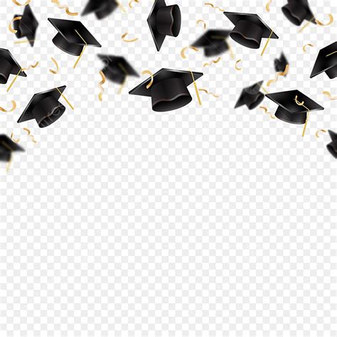 Gold Graduation Cap Clipart Transparent Png Hd Graduations Caps