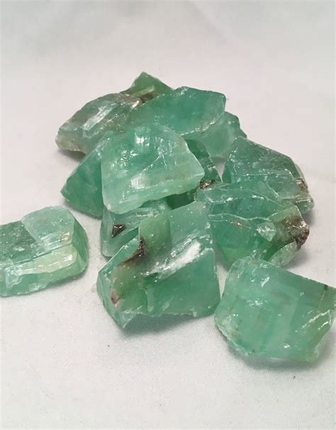 Green Calcite Rough The Open Mind Store