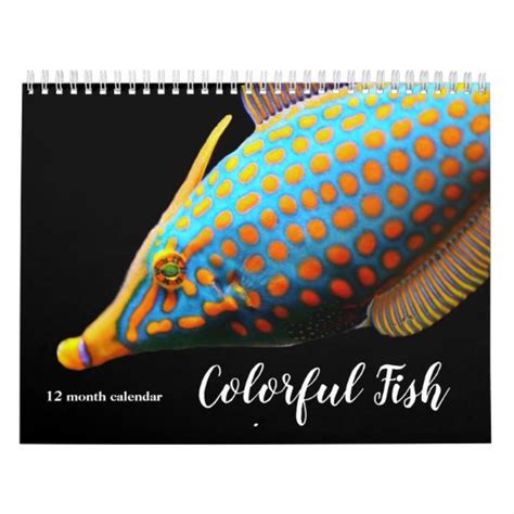 2021 Colorful Fish Calendar