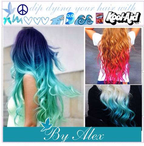 Find out what you need in order to do it yourself in this tutorial. DIY: Dye Ur Hair With Kool Aid😍😍😍😍 - Musely