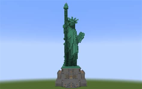 Statue Of Liberty Minecraft Schematic