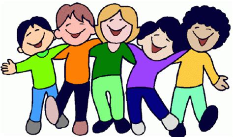 Celebrate Friendship With Animated Friends Clipart