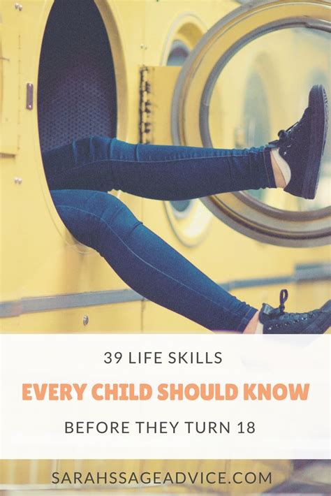 39 Life Skills Every Child Should Know Before They Turn 18 Sarahs