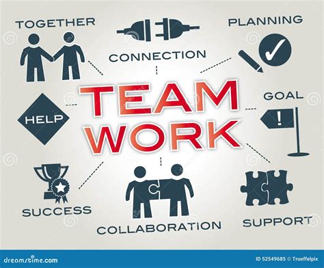 Teamwork Concept Stock Illustration Illustration Of Corporate 52549685
