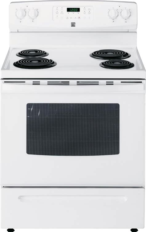 Kenmore 54 Cu Ft Self Cleaning Electric Range White Yakinyx