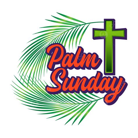 A Christian Palm Sunday Religious Holiday With Branches And Leaves