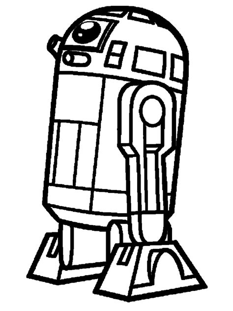 R2d2 Coloring Pages Printable At Free Printable