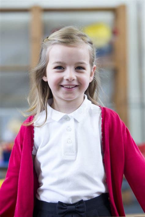 Portrait Of A Nursery Student Stock Photo Image Of Person Focus