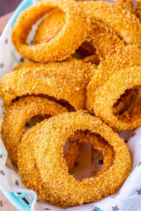 Oven Baked Onion Rings By Homemade Hooplah Baked Onion Rings Baked