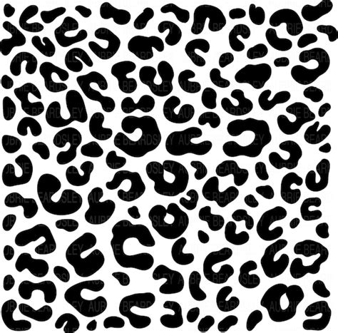 Svg Cut Files Leopard Print Cheetah Png Cricut Tumbler Etsy