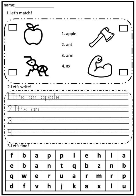 10 Letter A Phonics Worksheets Coo Worksheets