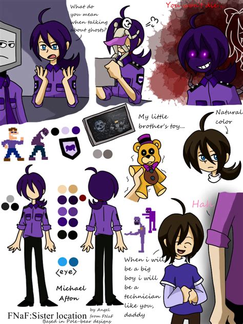 Michael Afton Reference Remake By Angel From On Deviantart Fnaf Drawings