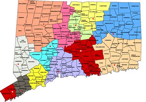 Connecticut Map Map Pictures
