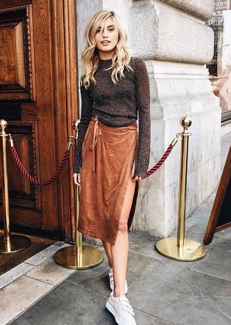 Sarah Ellen At Nyfw Leather Skirt W Sweater Fashion 101 Latest Fashion For Women Autumn