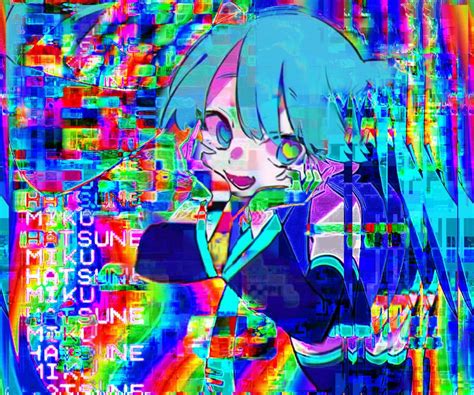 Miku Glitchcore Wallpapers Wallpaper Cave