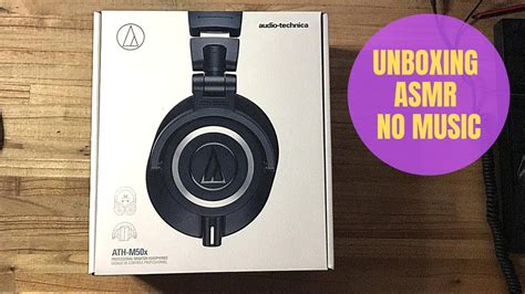 Audio Technica Ath M50x Unboxing No Music Youtube