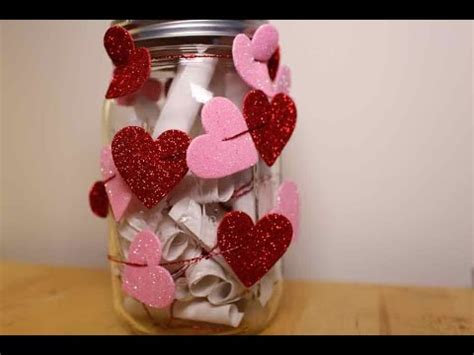 Crafts, gift ideas, mason jar crafts, painted projects, positively handmade, positively. DIY Valentine's Day Gift: A mason jar of love - YouTube