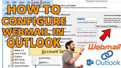 How To Configure Webmail With Outlook Easy Method ☑️ Youtube