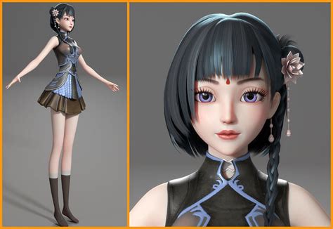 Discover More Than 74 3d Anime Models Incdgdbentre