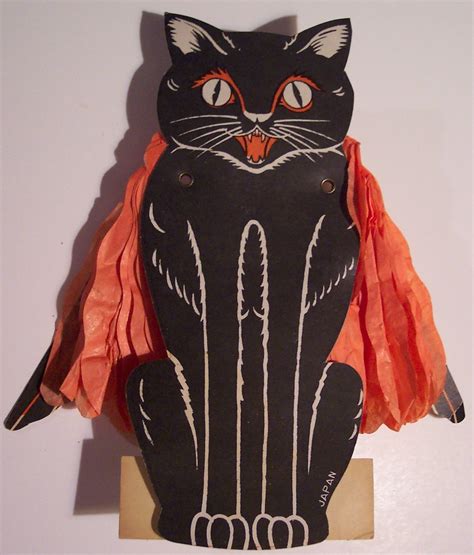Vintage Halloween Black Cat Made In Japan Dave Flickr