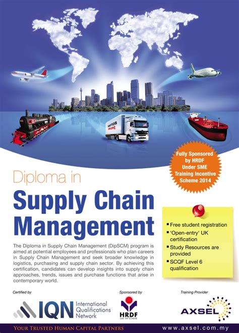 Diploma In Supply Chain Management Axsel Management International Sdn