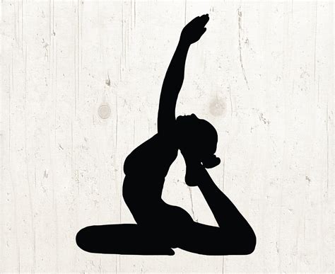 Yoga Svg Yoga Silhouette Yoga Clipart Yoga Vector Yoga Etsy