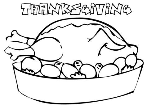 That's how much she enjoys. Thanksgiving Dinner Coloring Pages - GetColoringPages.com
