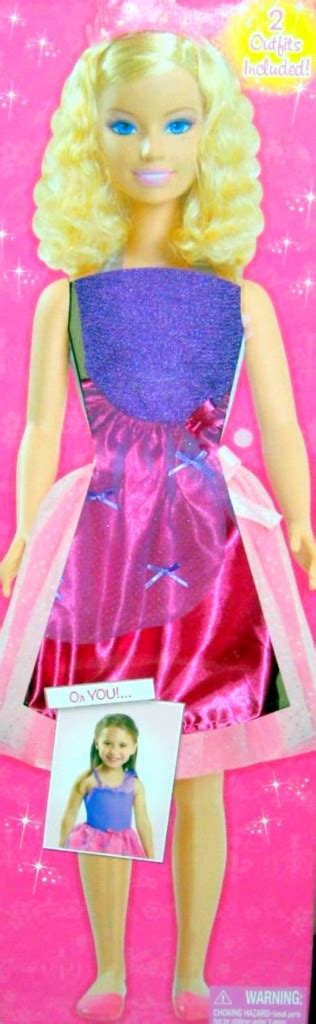 New My Size Barbie Doll 38 Inches Tall Bonus Two Wear Share Outfits Htf