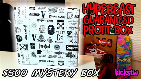 Unboxing A 500 Hypebeast Mystery Box Best Mystery Box Youtube