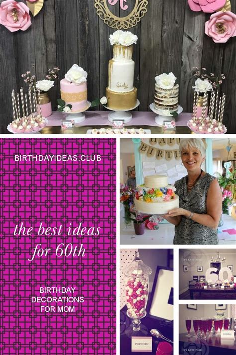 We have fab spa days, pampering treats and delicious sweet treats, ready to make their day amazing! The Best Ideas for 60th Birthday Decorations for Mom