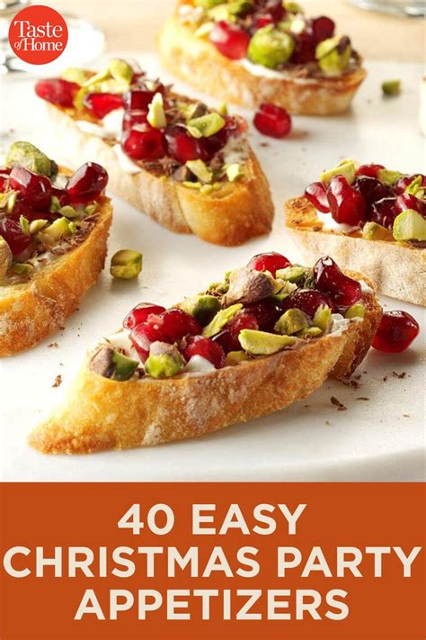 40 Easy Christmas Party Appetizers In 2020 Appetizers For Party