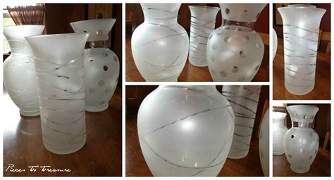 Pieces To Treasure Frosted Vases