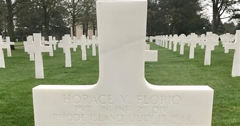 116th Infantry Regiment Roll Of Honor Pvt Horace Vito Florio