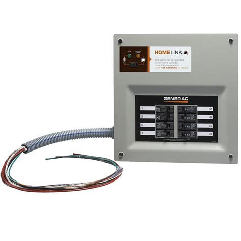 If automatic isn't an option, wire up a manual transfer switch to kick on the generator during a power outage. Generac HomeLink Upgradeable 30 Amp Manual Transfer Switch at Lowes.com