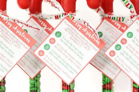 This post may contain affiliate links. M M Christmas Poem Printable / M&M Christmas story (With ...