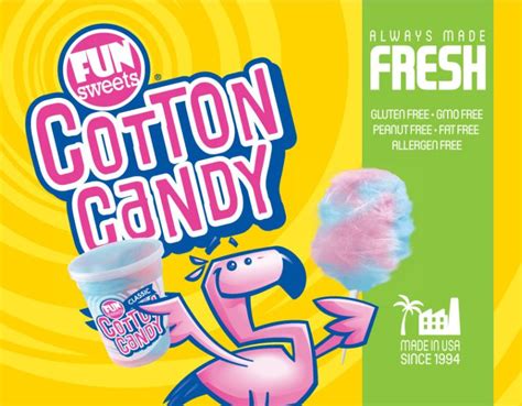 Fun Sweets Cotton Candy Smiles Guaranteed