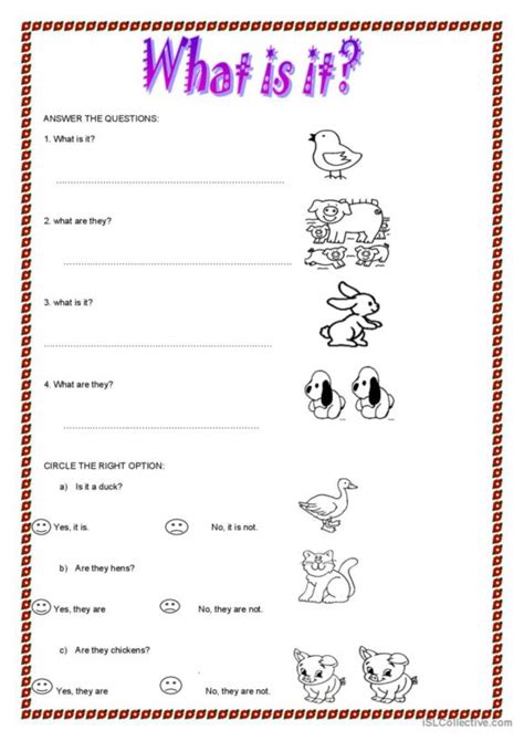 43 Animals What Is It English Esl Worksheets Pdf And Doc