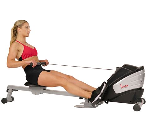Sunny Health And Fitness Dual Function Magnetic Rowing Machine