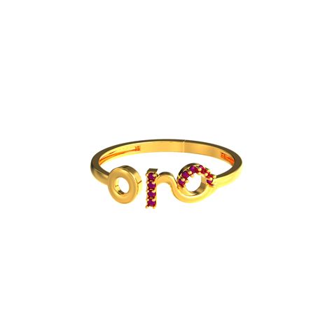 Spe Gold Gents Gold Ring With Geometric Design 06 02 Poonamallee