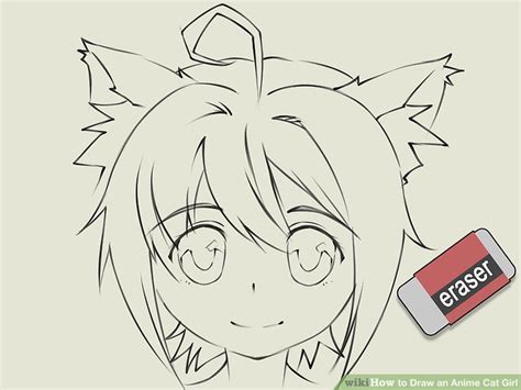 How To Draw An Anime Cat Girl 9 Steps With Pictures