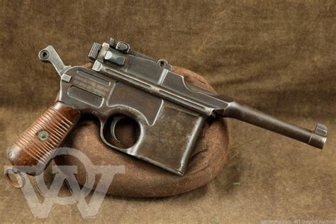 Mauser Post War Bolo C96 Broomhandle 763x25mm Semi Automatic Pistol C