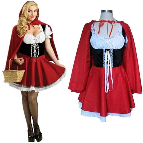 sexy women little red riding hood cosplay costume fancy dress party s 6xl outfit shopee