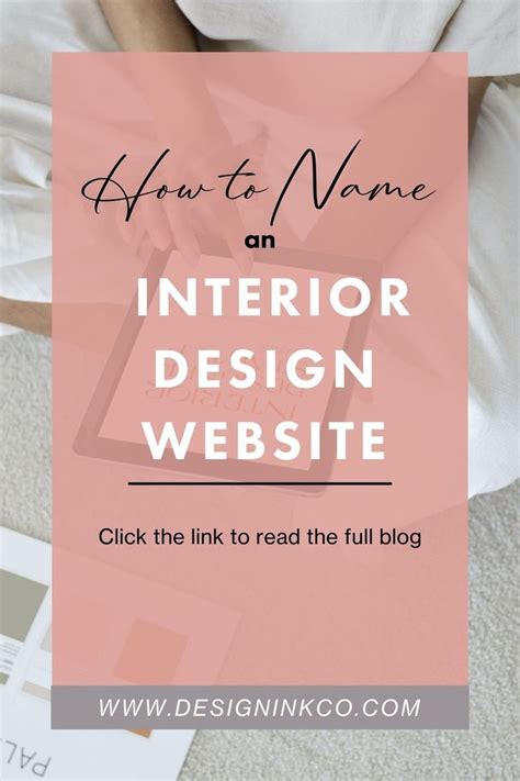 How To Name An Interior Design Business I Designinkco I How Much
