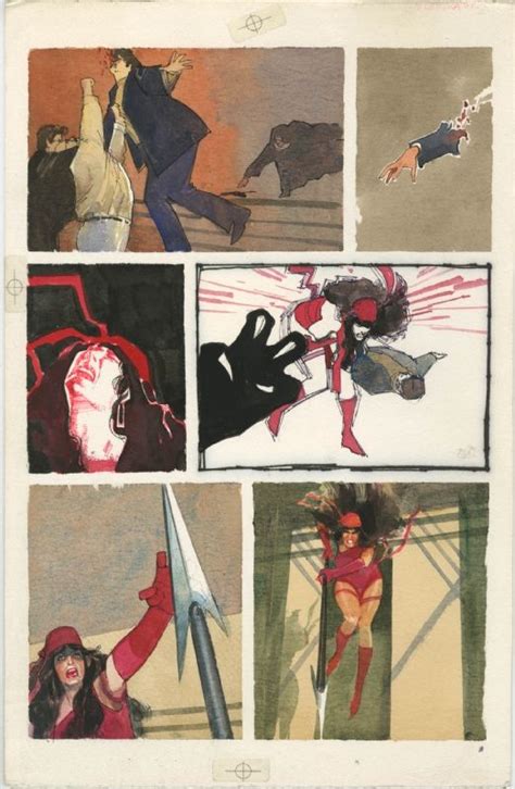 Elektra Assassin 8 Action Packed Original Comic Art