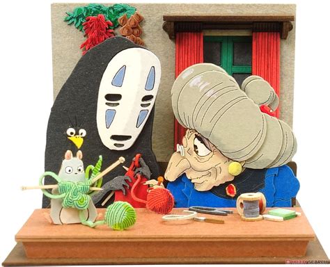 Miniatuart Studio Ghibli Mini Spirited Away Knitting With Zeniba