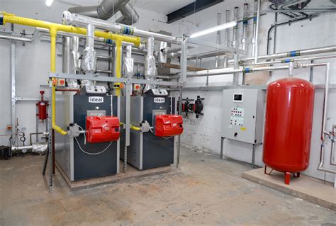 New Boilers Meet Campus Demands Heating Controls And Spares