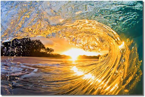 Sunrise Barrel In South Maui Hawaii By Mark Middleton